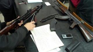 Illustration for article titled Your Homework? Machine Guns.